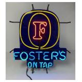 Fosters on Tap Neon sign