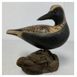 hand carved and painted signed shorebird