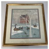 P. Buckley Moss Family of Love framed print