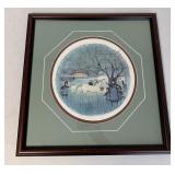 P. Buckley Moss Joyful Harvest framed print