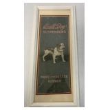 Bull Dog Suspenders Framed Ad