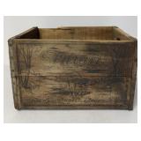 Fawn Beverage Elmira NY Wooden Crate