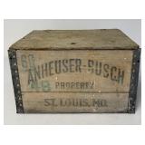 Anheuser-Busch Wooden Crate