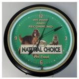 Nutro Natural Choice Pet Food Light Up Clock
