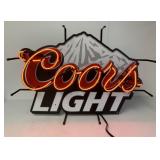 Coors Light Neon sign