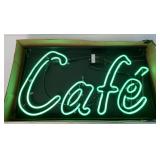 Cafï¿½ Neon sign