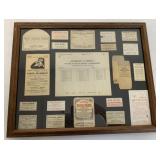 Charles A. Drefs NY Chemist receipt, labels, box &