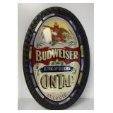 Budweiser King of Beers plastic sign