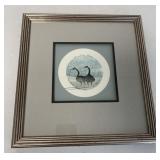 P. Buckley Moss "Friendly Pair" signed lithograph