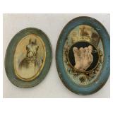 (2) Vintage Tip Trays-Oakville Co./Chas. Shonk