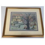 P. Buckley Moss United in Faith framed print