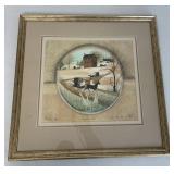 P. Buckley Moss "Lancaster Ride" lithograph