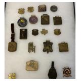 15+ Watch Fobs/Display Case Railroads/others