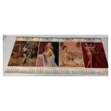 4 1961 Pin-Up Calendars W.J.  Harris Athens PA