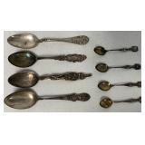(8) York PA Sterling Spoons