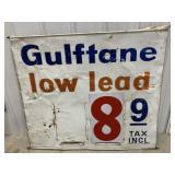 Gulftane low lead pricing sign