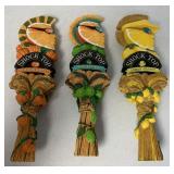 3 Shock Top beer taps