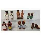 6 sets of S&P shakers; black Americana and