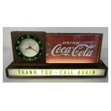 Coca-Cola Light Up Counter Clock
