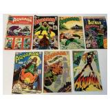 (7) Aquaman/Batman DC Comic Books