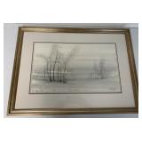 P. Buckley Moss "Trees in Harmony" lithograph