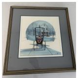 P. Buckley Moss "Country Girl" signed lithograph