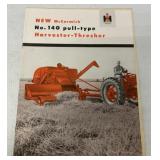 IH New McCormick 140 Harvester-Thresher