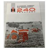 IH McCormick Farmall 240 Tractors Brochure