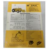 IH 3414 Loader Tractor Specification Sheet