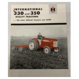 IH International 330 & 350 Tractors Brochure