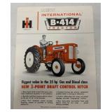 IH New International B-414 Tractor Brochure