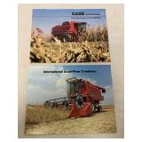 (2) Case IH Combines Brochures