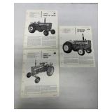 (3) IH 544/756 Farmall Tractor Brochures