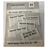 IH Farm Equipment Sales Bulletin Tractors