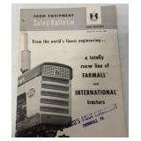 IH Farm Equipment Sales Bulletin Farm Tractors