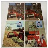 (4) IH 27/37/47/57 Baler Brochures