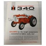 IH International 340 Utility Tractor Brochure
