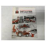 International 340/460 Utility Tractors Brochure