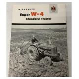IH McCormick Super W-4 Standard Tractor Brochure