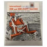 IH International 330/350 Utility Tractors Brochure