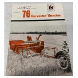 IH New McCormick 76 Harvester-Thresher