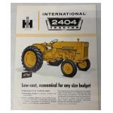IH International 2404 Tractor Brochure