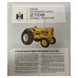 IH New International 2706 Wheel Tractor Brochure