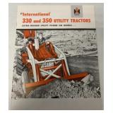 IH International 330/350 Utility Tractors Brochure