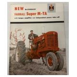 IH McCormick Farmall Super M-TA Brochure