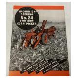 McCormick-Deering No.24 2 Row Picker Brochure