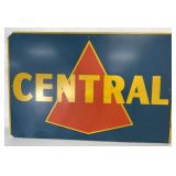 Central Metal Sign 24' H X 36' L