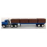 1/64 Custom Built Tractor Trailer w/Load of Bricks