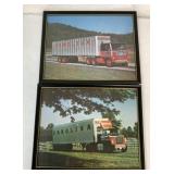 2 Carolina Trucking framed photos