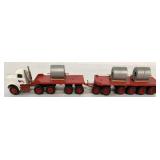 1/64 Custom Built Double Trailer w/Spools of Steel